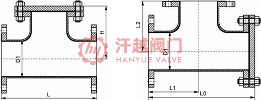 襯氟T型過(guò)濾器